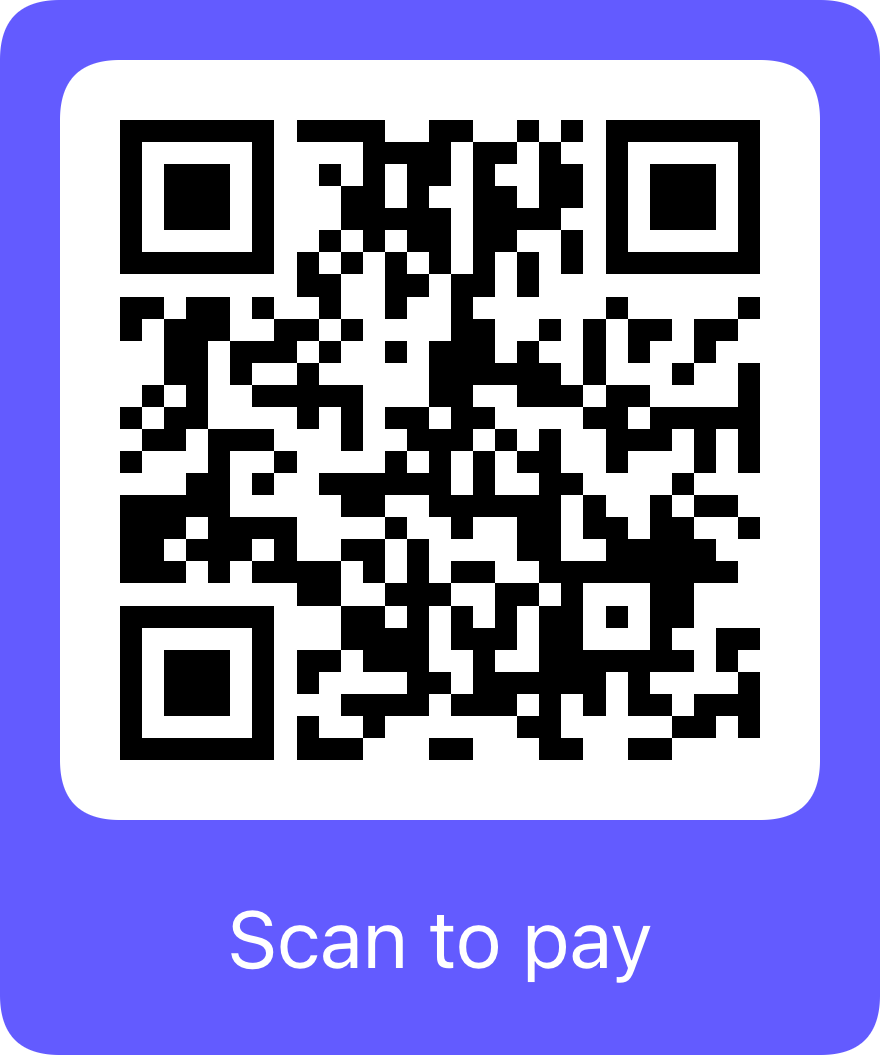 QR code for $100 donation